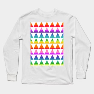 Rainbow Triangles Long Sleeve T-Shirt